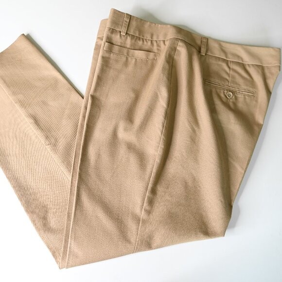 DRESSBARN Women's Tan Pants with Pockets - Size 16 - NWOT - Picture 1 of 8